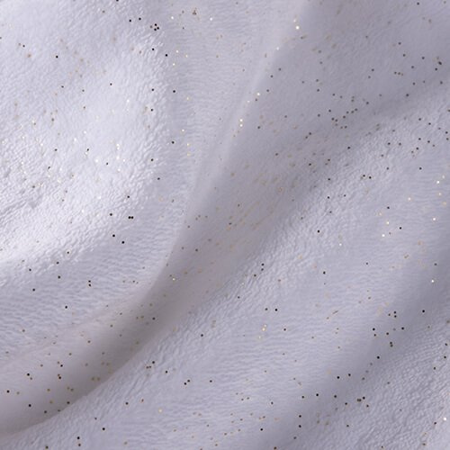 Minky takaró sherpa béléssel szublimációhoz - arany csillogás