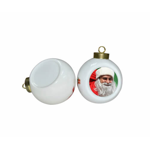 Kerek karácsonyfa csecsebecse Szublimációs hőátvitel