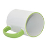 Mug blanc MAX A+ 450 ml avec anse vert clair Sublimation Transfert Thermique