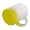 Frostad glasmugg 330 ml för sublimering - limegradient