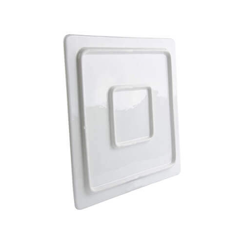 22,5 x 22,5 cm flat, square plate for sublimation printing