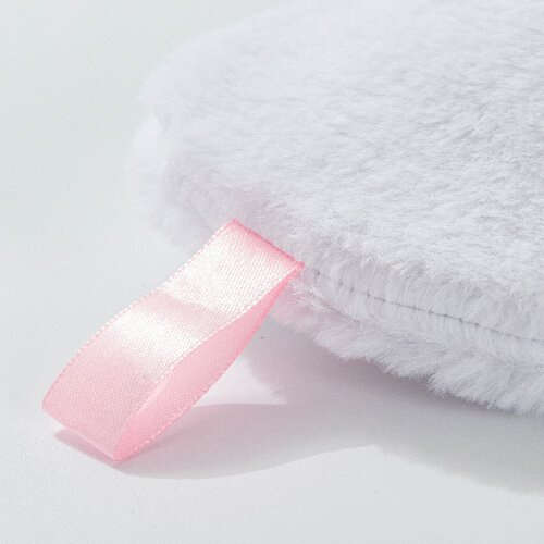 2000 ml long sublimation hot water bottle cover - white