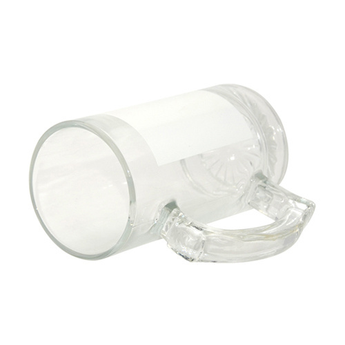 Beer glass with white window Sublimation Thermal Transfer