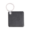 Leather keychain for sublimation printing - square