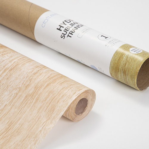 Craft Express hidrosublimacijska folija - Rumena tekstura lesa