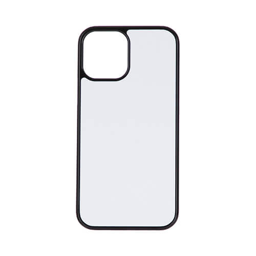 čierne plastové puzdro pre iPhone 12 Pro na sublimáciu