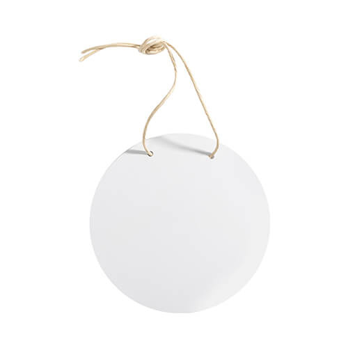 Obešalnik za vrata iz aluminija za sublimacijo - krog Ø 30 cm