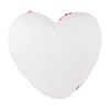 39 x 44 cm heart-shaped pillowcase with two colour of sequins for sublimation printing – red