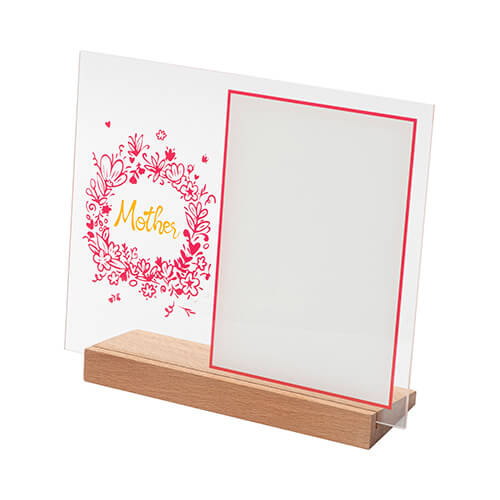 Glazen frame voor sublimatie - 20 x 25 cm - Mam