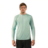Solar langærmet t-shirt til sublimering - Seagrass