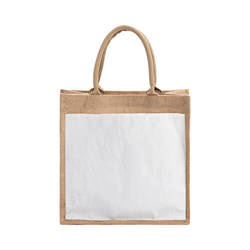 Sac en jute 30 x 30 x 19 cm pour sublimation