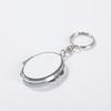 Keyring with a lockable sublimation mirror - oval
