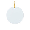 Pendentif en plastique pour sublimation - cercle