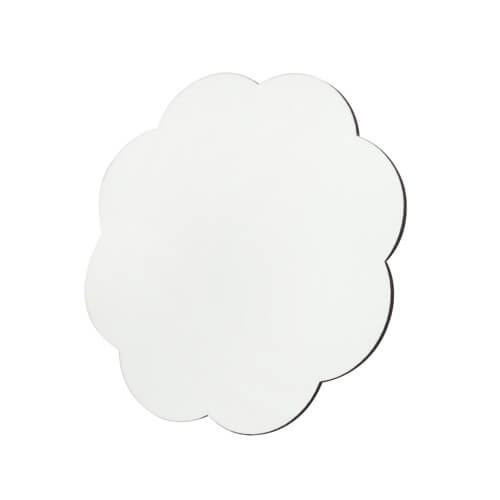 Fényképkeret MDF virág 14 x 14 cm szublimációs hőátvitellel