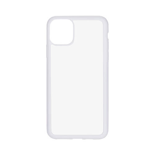 Funda iPhone 11 Pro Max goma blanca Sublimación Transferencia térmica