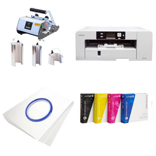Sawgrass Virtuoso SG1000 + Elite Pro Max 3-in-1 mokkenprinter kit voor sublimatie