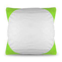 Funda de almohada Funky 40 x 40 cm verde claro Sublimación Transferencia térmica