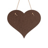 Heart - door hanger made of MDF for sublimation