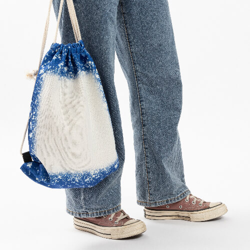 Mochila trasera Bleached Starry Blue para sublimación