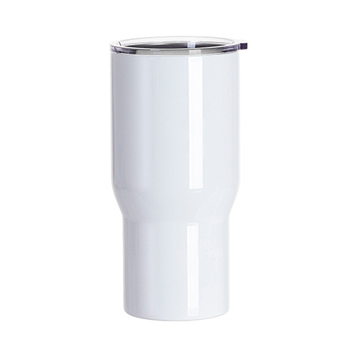 650 ml-es utazóbögre rozsdamentes acélból, szublimációhoz - fehér