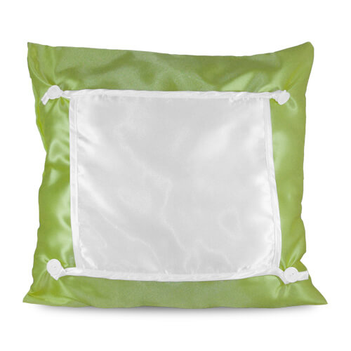 Eko prevleka za vzglavnik 40 x 40 cm olivno zelena Sublimacija toplotni prenos