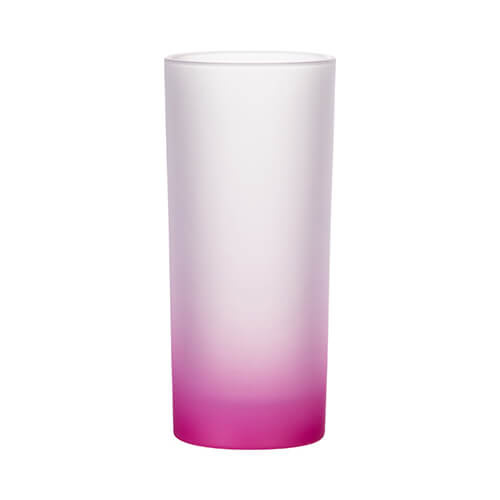 Verre dépoli pour sublimation 200ml - dégradé mauve