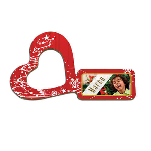 Prsten za salvete - srce - za sublimaciju