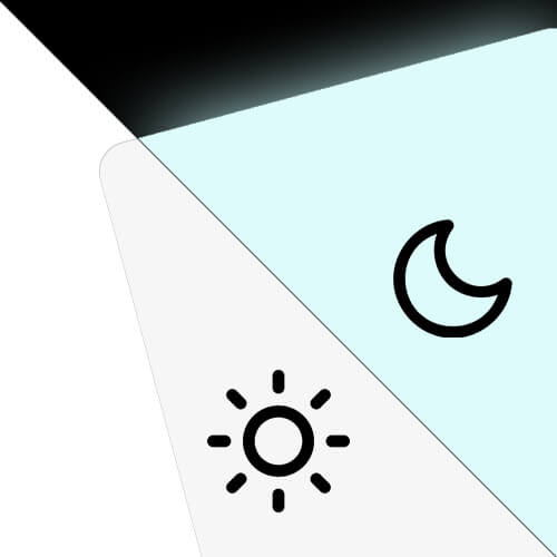 Aluminiumspanel til sublimering 30,4 x 20,3 cm - GLOW IN THE DARK