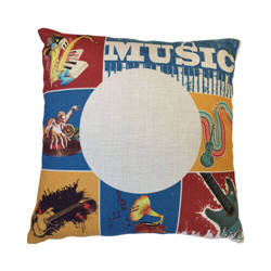 38 x 38 cm canvas kussensloop voor sublimatie - Old Music