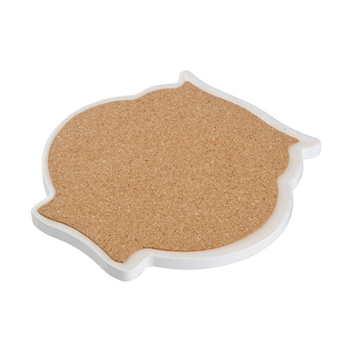 Ceramic coaster for sublimation – the owl