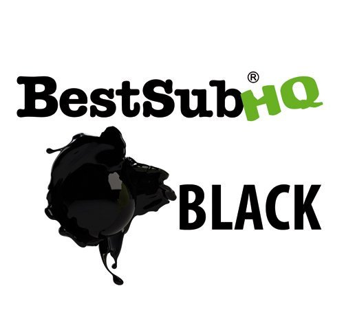 BestSub HQ Sublimatie-inkt - Zwart 1000 ml Sublimatie Thermische Transfer