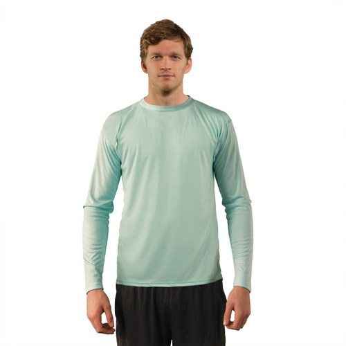 Solar langærmet t-shirt til sublimering - Seagrass