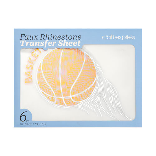 Tsirkooniumoksiidi lehtede komplekt termotransferi jaoks - Korvpallitrennid