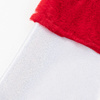 Glitter Christmas sublimation sock - white