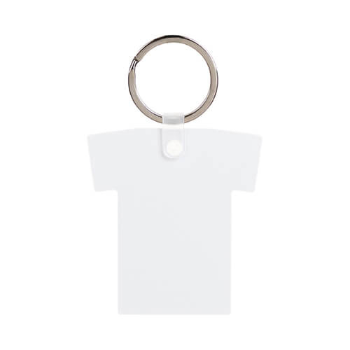 Kunststof sleutelhanger voor sublimatie - T-shirt