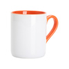 Sublimatiemok van 325 ml - met oranje binnenkant en handvat