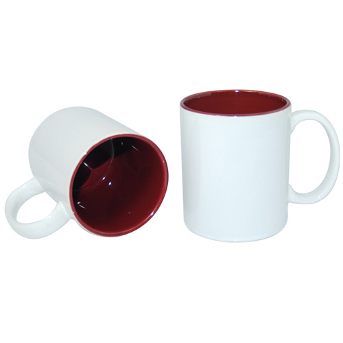 JS Coating 330 ml vrč z bordo notranjostjo Sublimacija Termični prenos