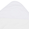 Serviette enfant avec capuche pour sublimation - blanc
