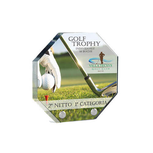 OTTAGONO akril szobrocska 12 x 12 cm szublimációhoz