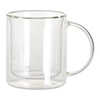 330 ml glass mug with double walls for sublimation
