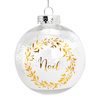 Adorno de árbol de Navidad Ø 8 cm para sublimación - transparente - Noel
