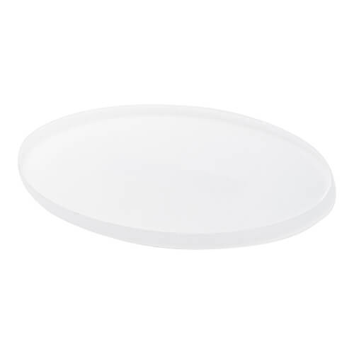 Acryl badge 7,6 x 3,8 cm voor sublimatie - ovaal