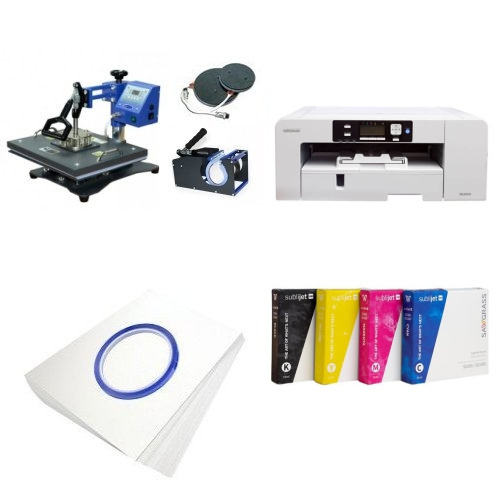 Sawgrass Virtuoso SG1000 + COMBO3 Multifunctionele Printer Kit Sublimatie Thermische Transfer