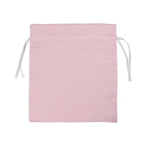 Satinväska 35 x 38 cm för sublimering - rosa