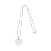 Seashell chain pendant for sublimation printing - heart