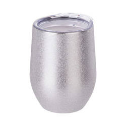 Mug pour vin chaud 360 ml pour sublimation - paillettes d'argent