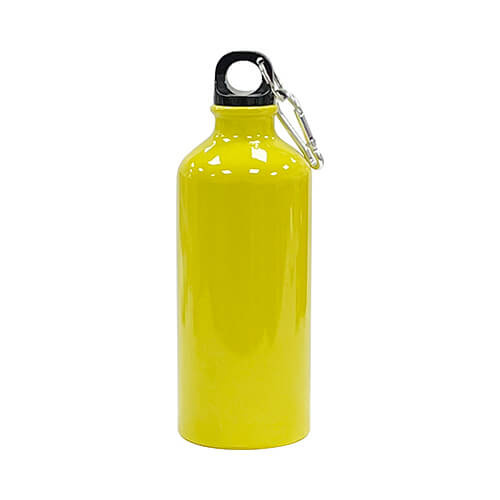 Sticlă turistică 600 ml pentru sublimare - galben