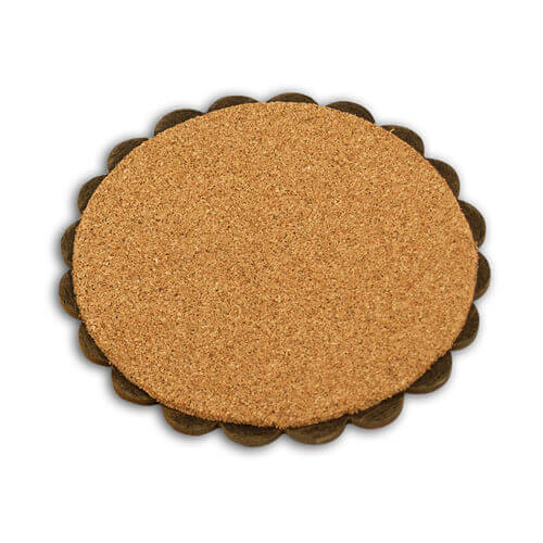 MDF mokkenplateau Ø 10 cm voor sublimatie - Bloem