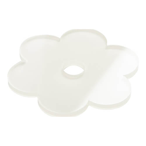 Naambadge van acryl voor sublimatie - perzikbloesem