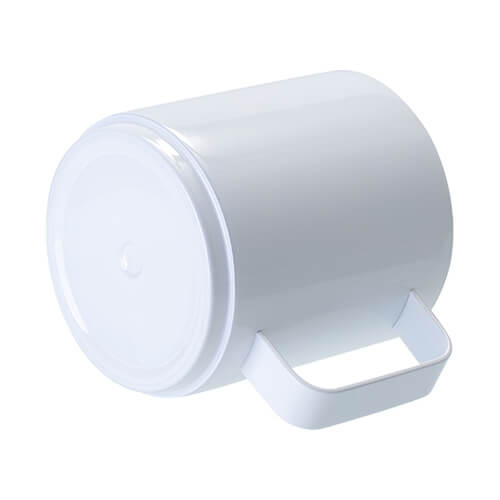 Taza de acero inoxidable de 550 ml para sublimación - blanca